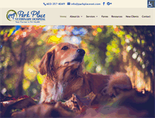 Tablet Screenshot of parkplacevet.com